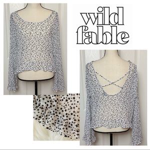Wild Fable | Many Mini Stars Fun Crop Top